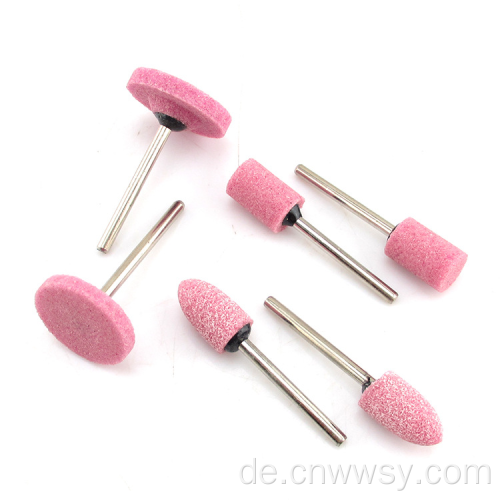 3 mm Schaftdurchmesser rosa Industrie-Schleifkopf